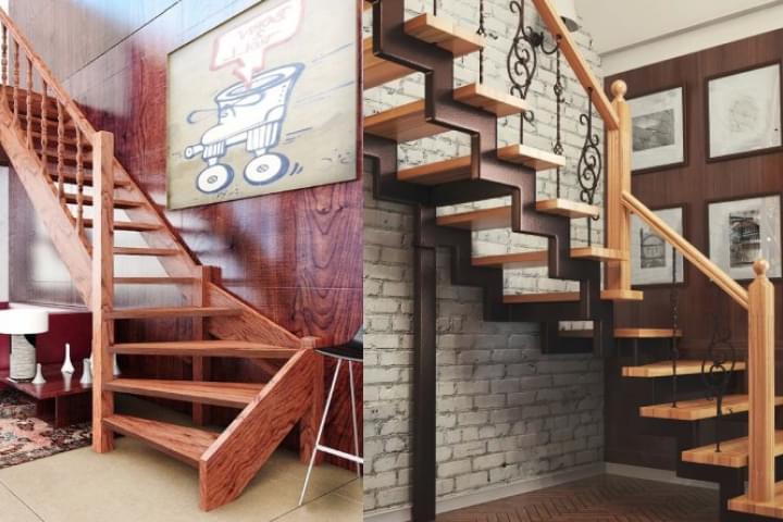 Какую лестницу выбрать: деревянную или на металлокаркасе? Сравнение цен.